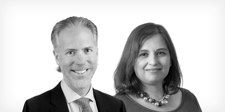 Simon Pearce and Insiyah Davenport